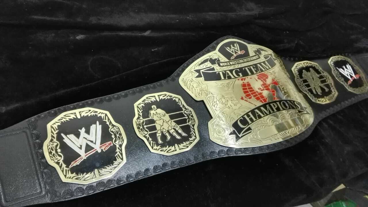 WWE World Wrestling Entertainment Tag Team Champions Belts Adult Size ...